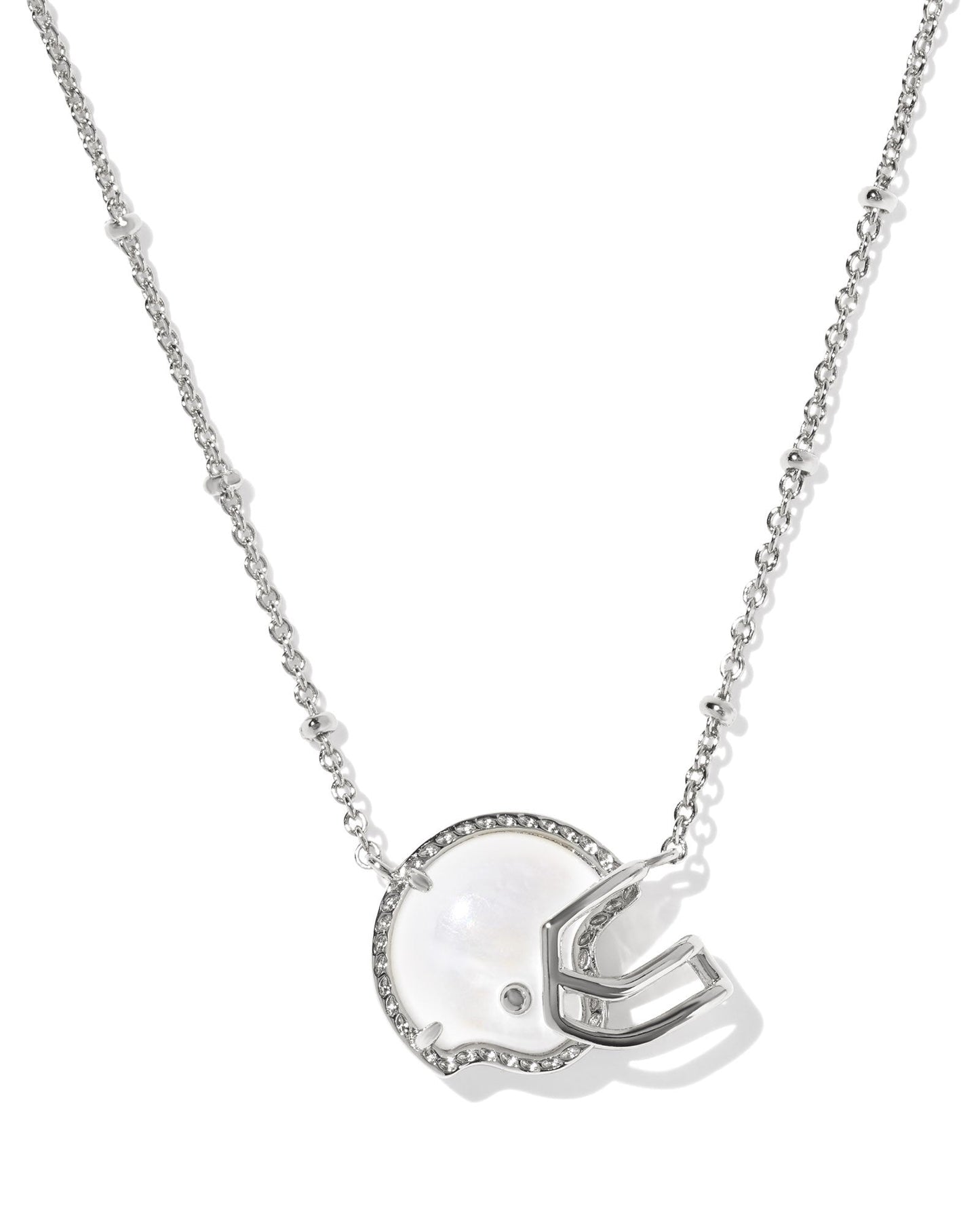 Football Helmet Short Pendant Necklace