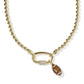 Football Metal Strand Necklace
