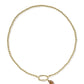 Football Metal Strand Necklace