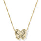 Haley Bow Short Pendant Necklace