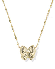 Haley Bow Short Pendant Necklace