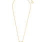 Ari Heart Gold Dichroic Short Necklace