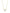 Ari Heart Gold Dichroic Short Necklace