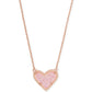 Ari Rsg Pink Drusy Necklace