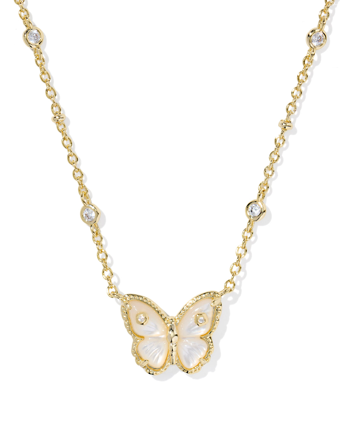 Cailey Butterfly Short Pendant Necklace