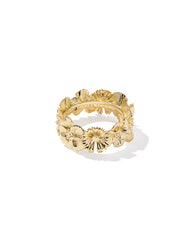 Cailey Flower Band Ring
