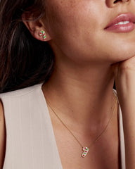 Candy Cane Stud Earrings