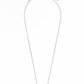Kendra Scott Elisa Rhodium White Opal Necklace chain