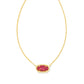 Elisa Pendant Necklace Gold Berry Kyocera Opal