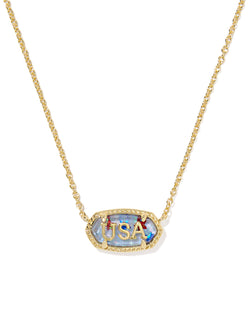 Elisa USA Short Pendant Necklace