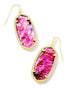 Kendra Scott Elle Drop Earrings in Light Burgundy Illusion