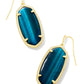 Kendra Scott Elle Drop Earrings in Teal's Tiger's Eye