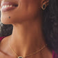 Kendra Scott Ellie Earring Gold Black Drusy model image