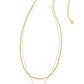 Kendra Scott Grayson Herringbone Multistrand Necklace In Light Burgundy