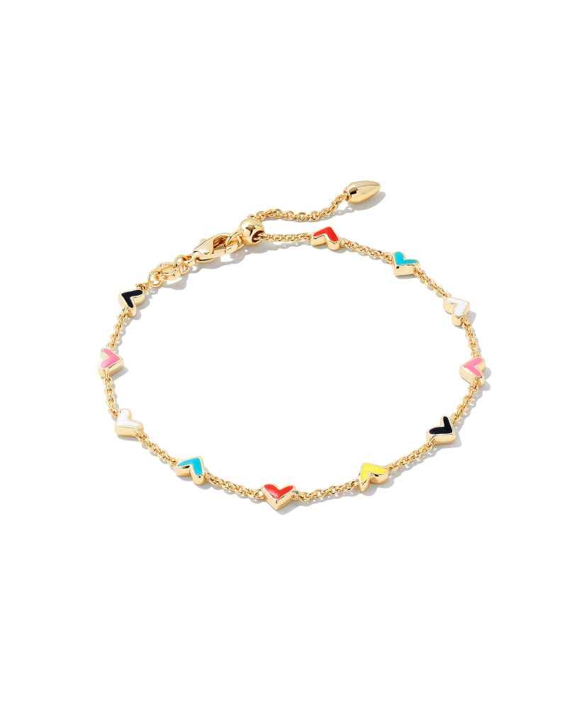 Haven Delicate Chain Bracelet Gold Multi Mix