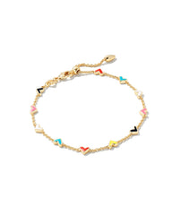 Haven Delicate Chain Bracelet Gold Multi Mix