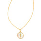 Letter I Disc Pendant Front View 