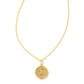 Letter O Disc Pendant Reversible View 