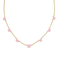 Lillia Butterfly Enamel Strand Necklace