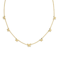 Lillia Butterfly Enamel Strand Necklace