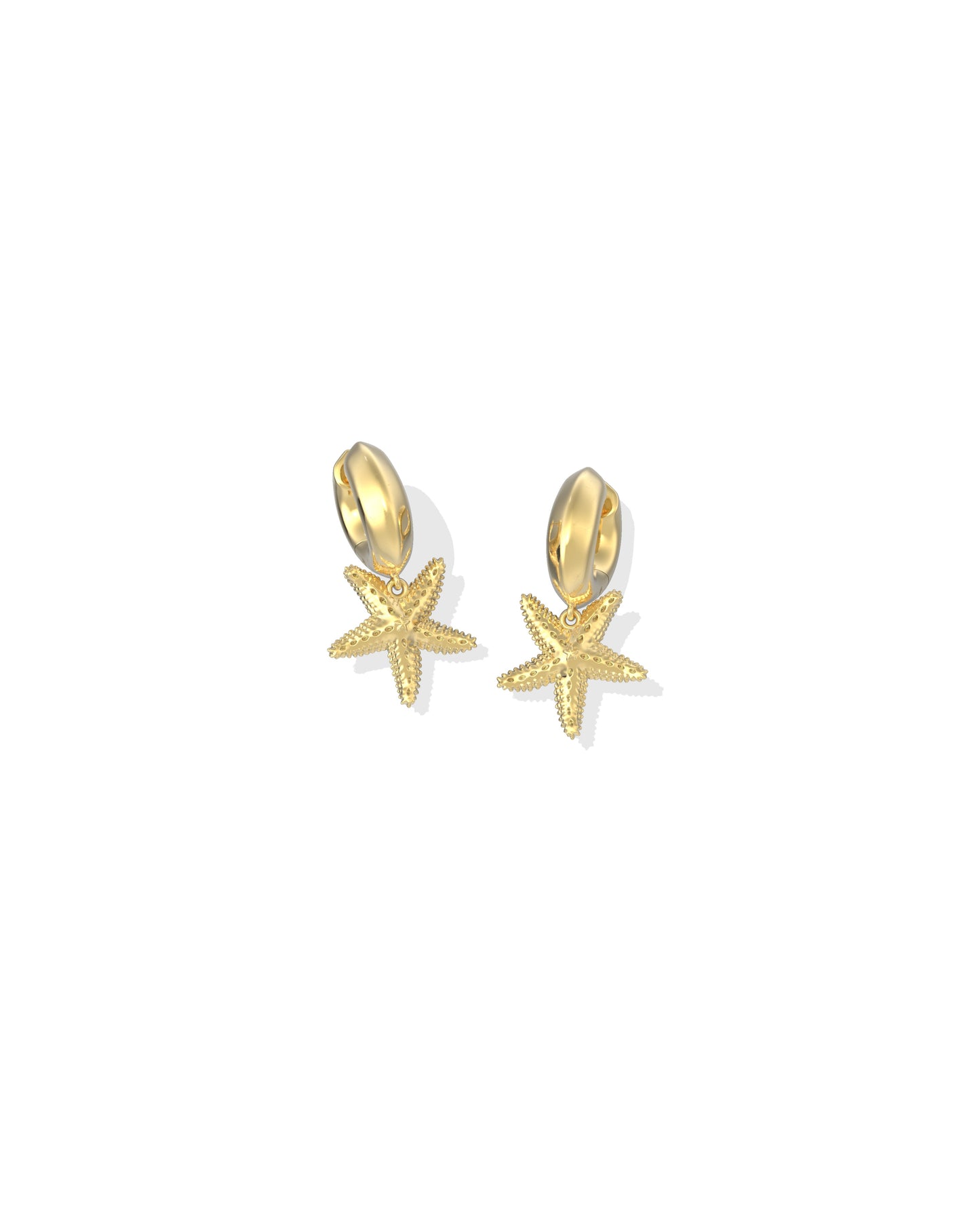Parker Starfish Huggie Earrings