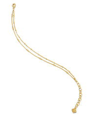 A Susie Anklet in Gold from Kendra Scott.