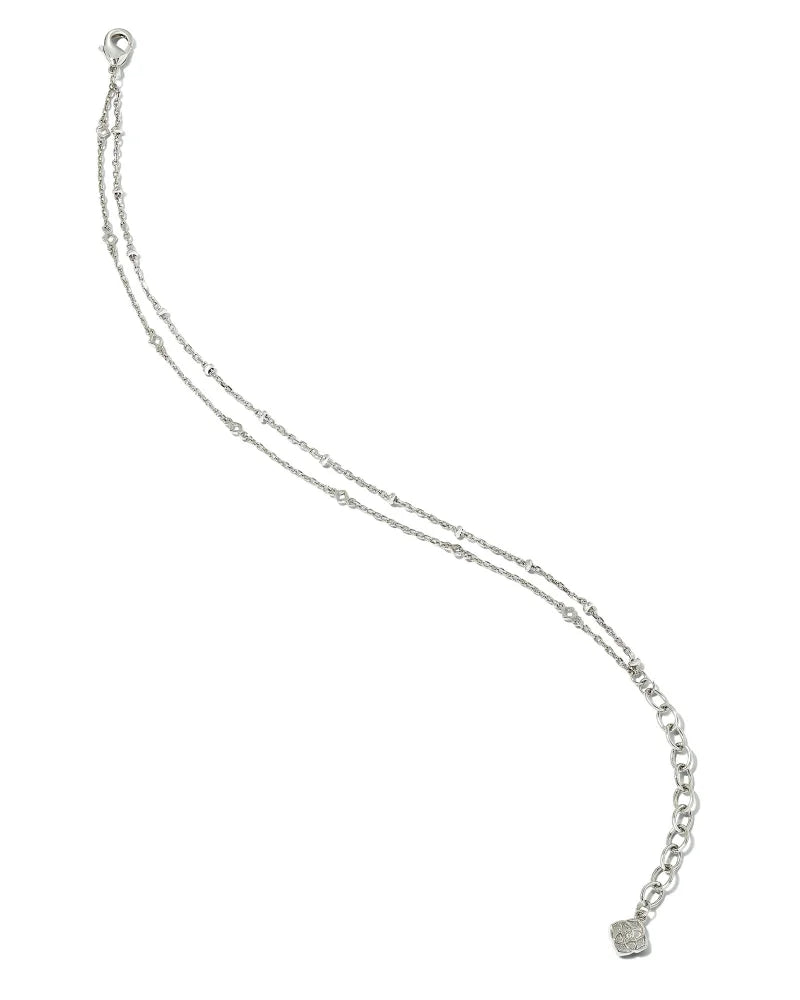 A Susie Anklet in Silver from Kendra Scott.