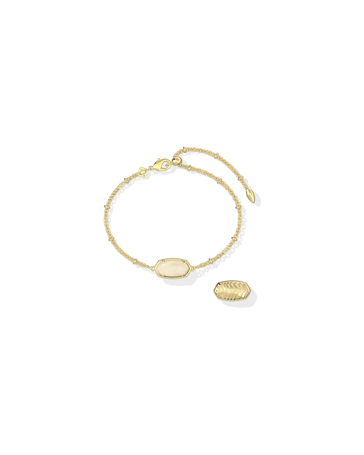 Tiger Striped Elaina Delicate Chain Bracelet
