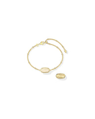 Tiger Striped Elaina Delicate Chain Bracelet