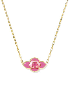 Abbie Medallion Short Pendant Necklace