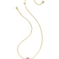 Abbie Medallion Short Pendant Necklace