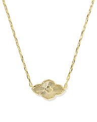 Abbie Medallion Short Pendant Necklace