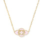 Abbie Medallion Short Pendant Necklace