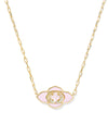 Abbie Medallion Short Pendant Necklace