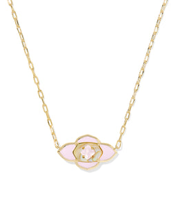 Abbie Medallion Short Pendant Necklace