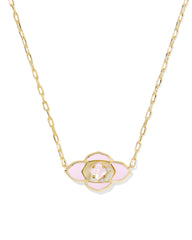 Abbie Medallion Short Pendant Necklace