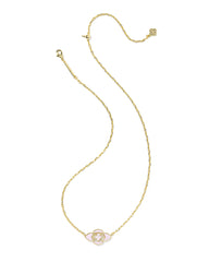 Abbie Medallion Short Pendant Necklace