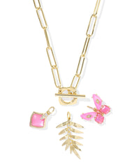 Bianca Butterfly Charm Necklace