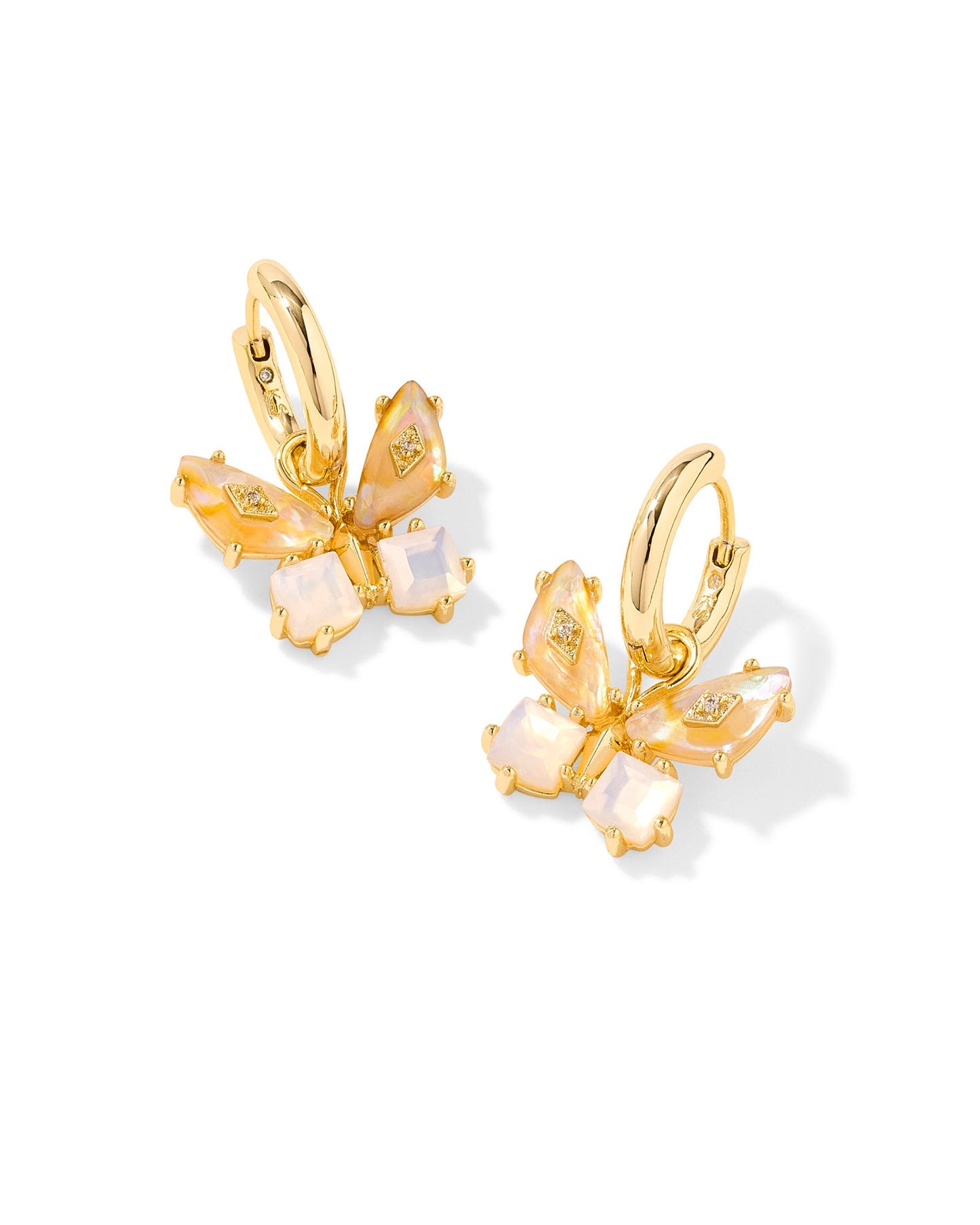 Bianca Butterfly Huggie Earrings