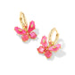 Bianca Butterfly Huggie Earrings