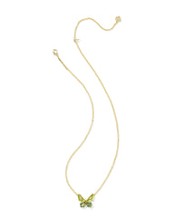 Bianca Butterfly Short Pendant Necklace