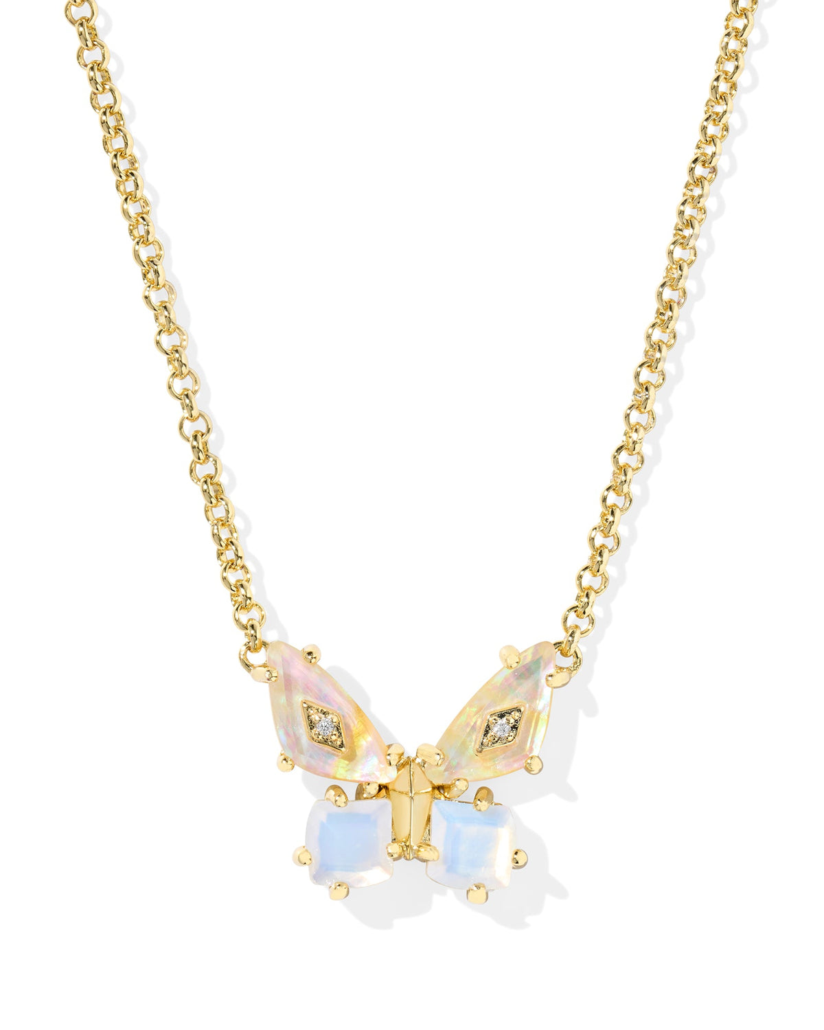 Bianca Butterfly Short Pendant Necklace