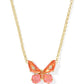 Bianca Butterfly Short Pendant Necklace
