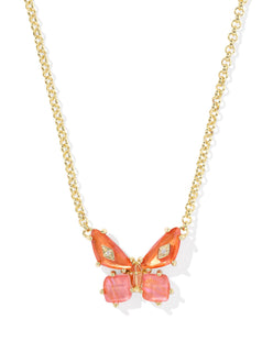 Bianca Butterfly Short Pendant Necklace