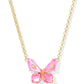Bianca Butterfly Short Pendant Necklace