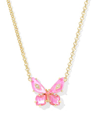 Bianca Butterfly Short Pendant Necklace