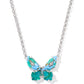 Bianca Butterfly Short Pendant Necklace