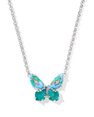 Bianca Butterfly Short Pendant Necklace