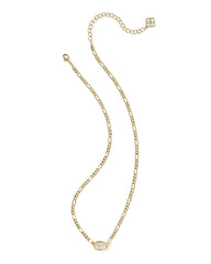Elisa Figaro Chain Short Pendant Necklace