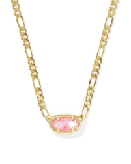 Elisa Figaro Chain Short Pendant Necklace